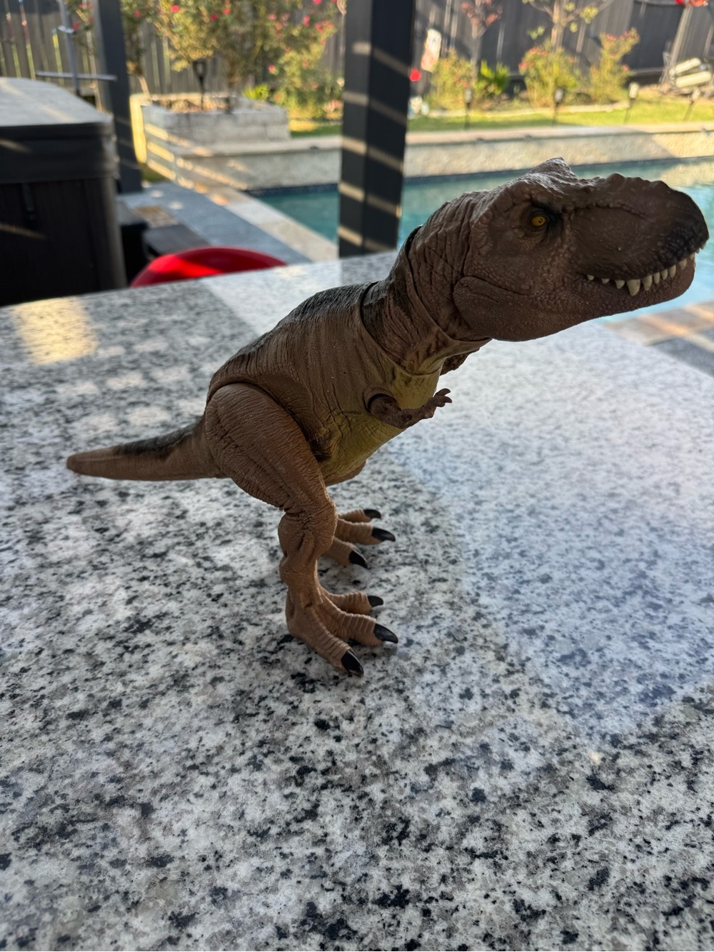 Brown T-Rex Realistic Reptile Figurine - Brand jurassic World